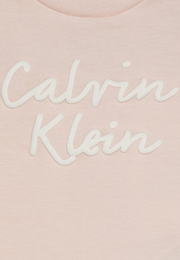 COLOUR LOGO - Print T-shirt - silver peony3