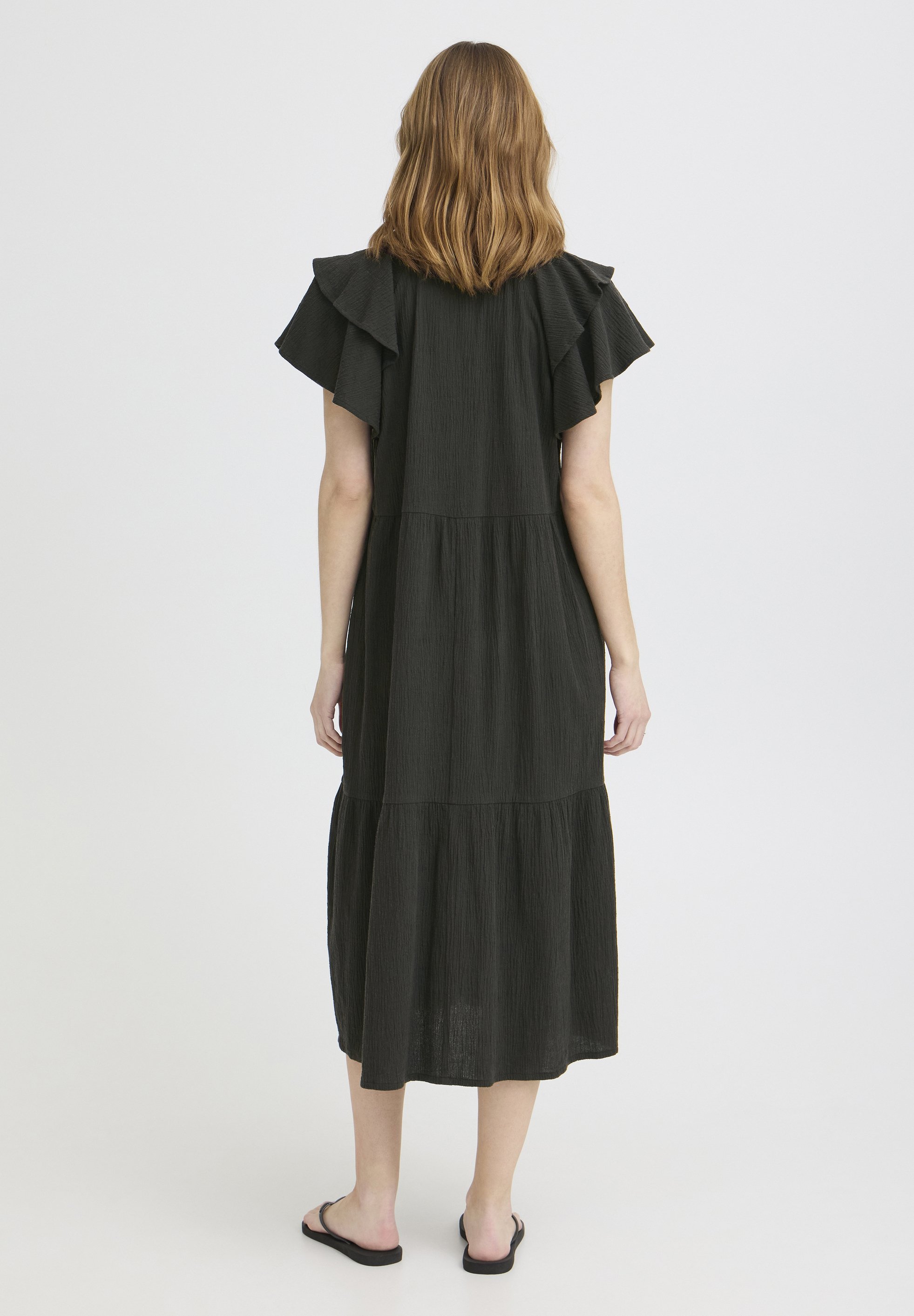 ICHI IHLIFANA DR - Kjole - black/svart - Zalando.no