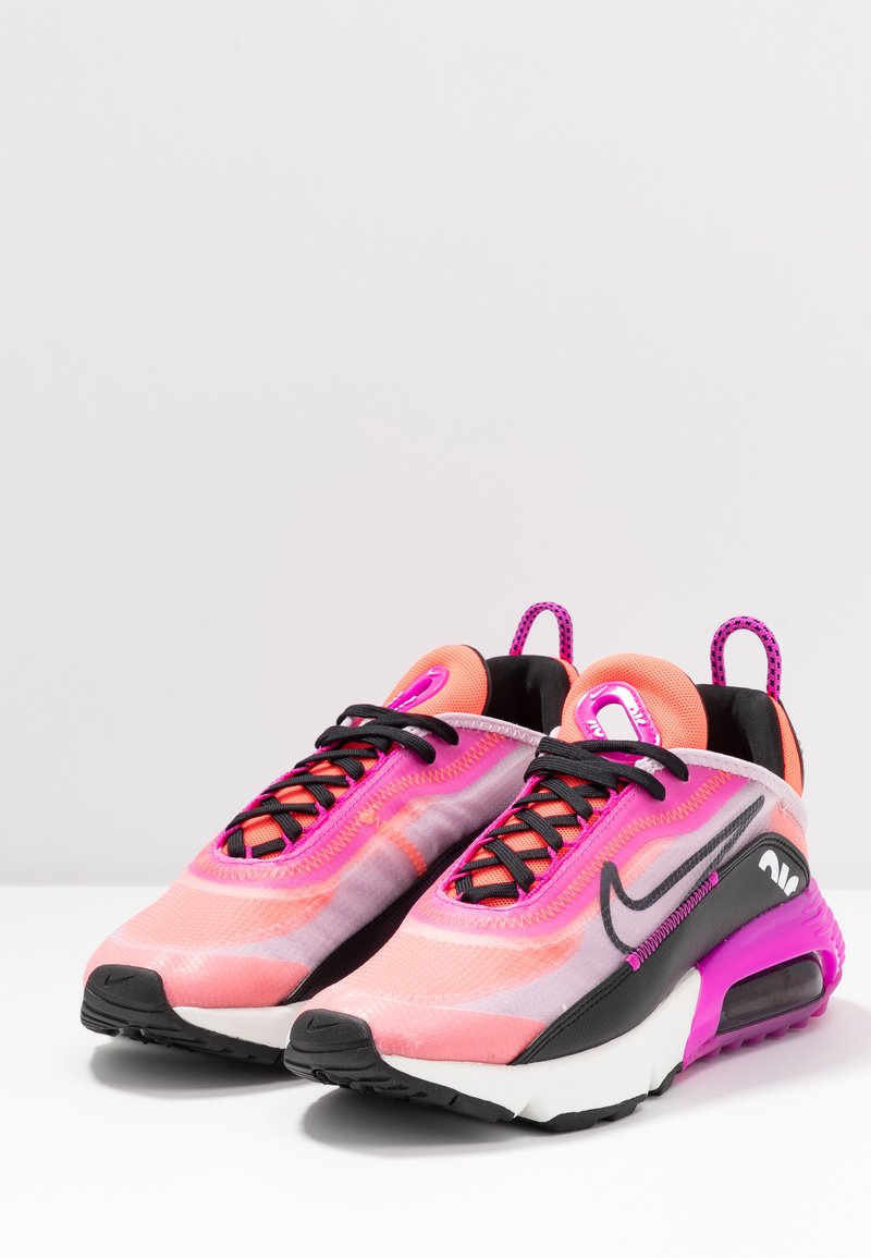 carro Pólvora grande Nike Sportswear AIR MAX 2090 - Zapatillas - iced lilac/black/fire  pink/flash crimson/summit white/anthracite/gris - Zalando.es