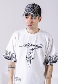 Ed Hardy SKULL TWILL FRONT TRUCKER - Pet - leopard camo