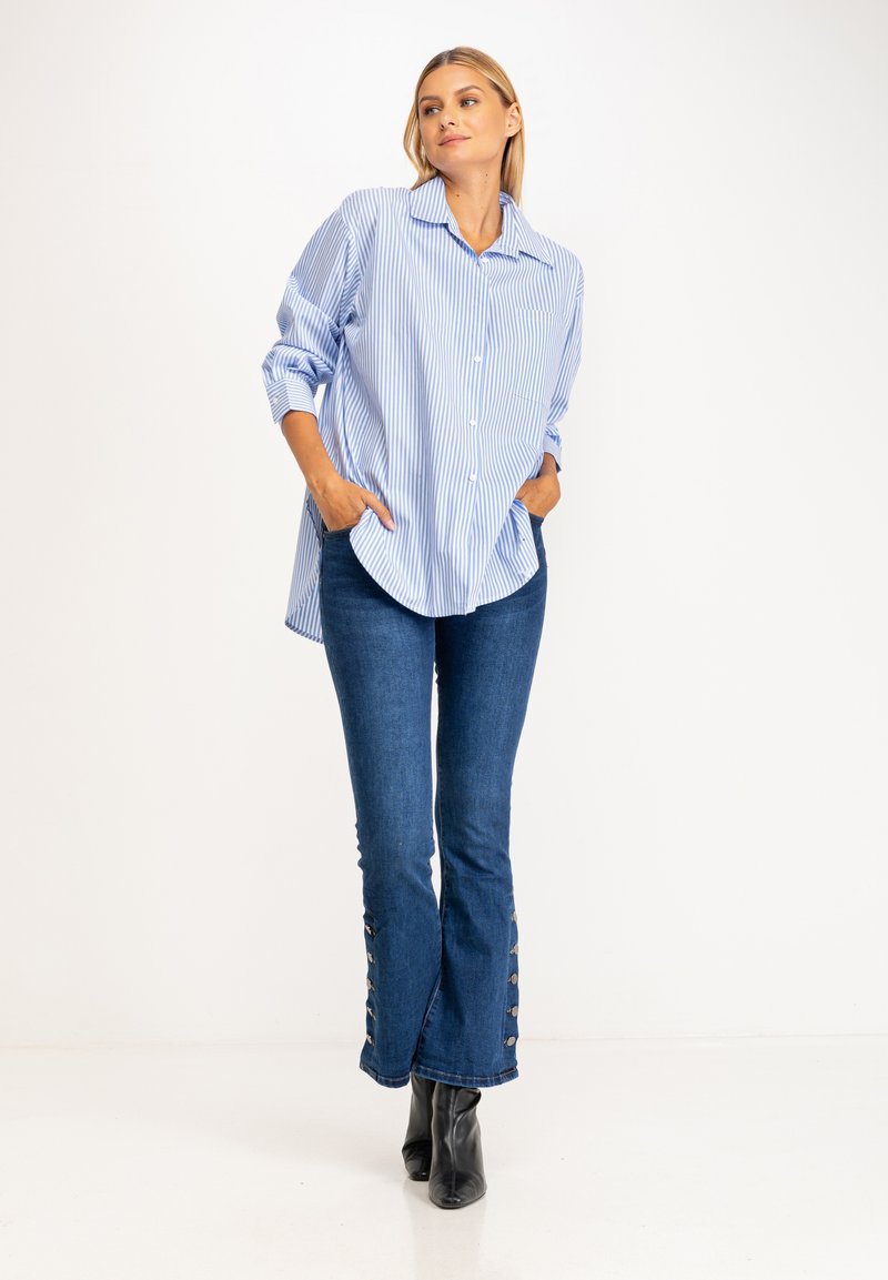 Tantra Overhemdblouse blauw Tantra Overhemdblouse blauw