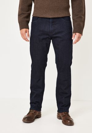 LANGLEY MIT STRETCH - Jeans Straight Leg - dark blue