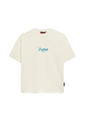 PROHIBITED GARMENT  - T-shirt print - cream