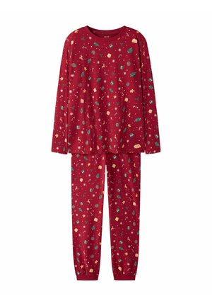 SET WEIHNACHTS - Nattøj sæt - jester red