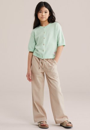 WE Fashion Chaqueta de punto - mint green