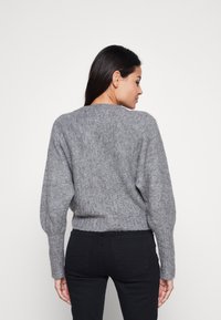 ONLY ONLJULIA BATWING CARDIGAN - Chaqueta de punto - medium grey melange