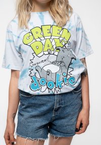 Paradiso Clothing Green Day Dookie Longview Dye Wash - Print T-shirt - white