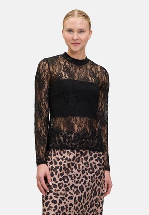 LANGARM - Blouse - schwarz