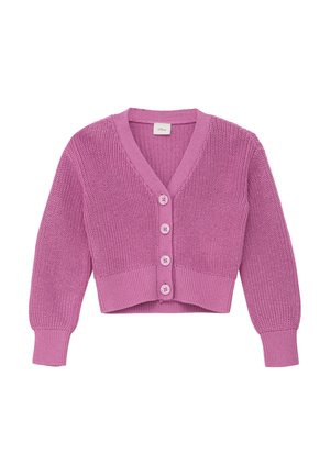 LOOSE FIT - Strickjacke - pink