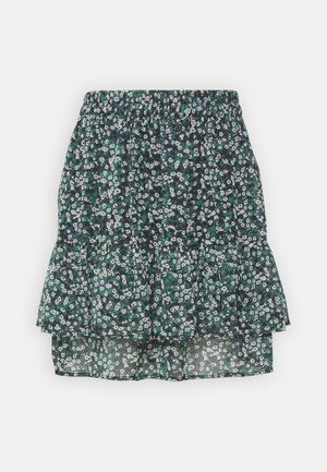 JDY JDYSIBEL SKIRT - Rakott szoknya - black/green/white