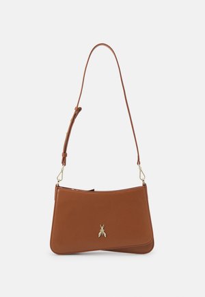 SHOULDER - Bolso de mano - cognac