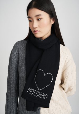 HEART SCARF - Écharpe - black