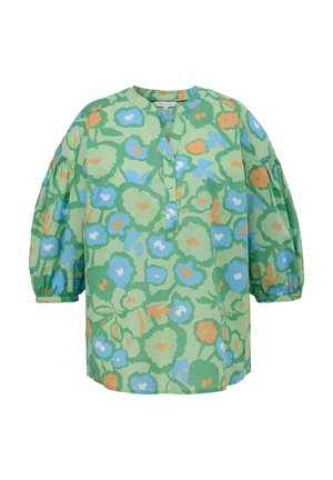 MIT ALLOVERPRINT - Bluse - grün