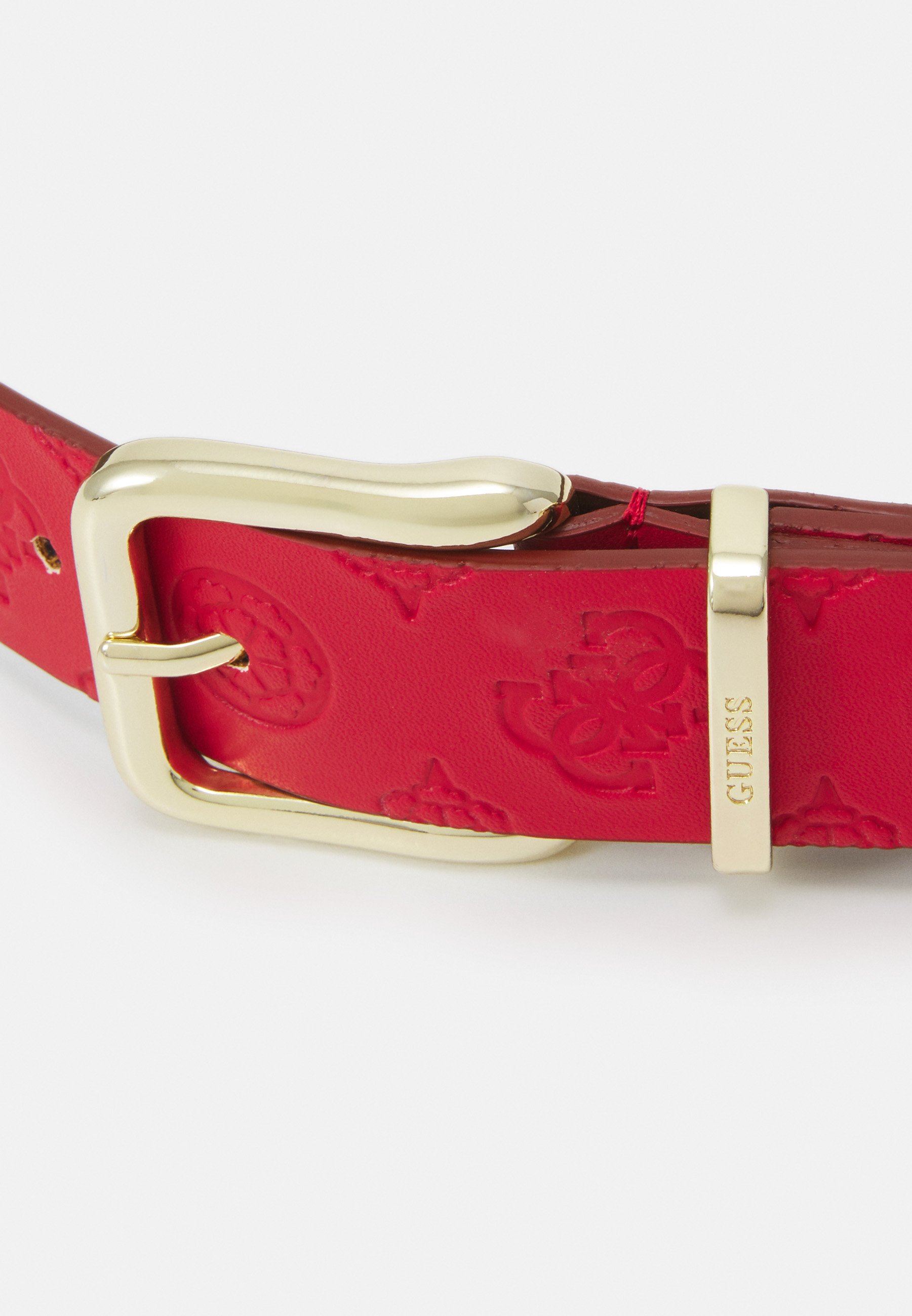 guess belt red