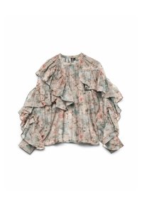 VMSABRINA LS O-NECK FLOUNCE  EXP - Blůza - burlwood