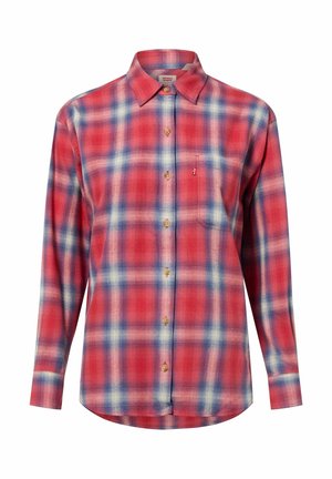 Overhemdblouse - koralle hellblau