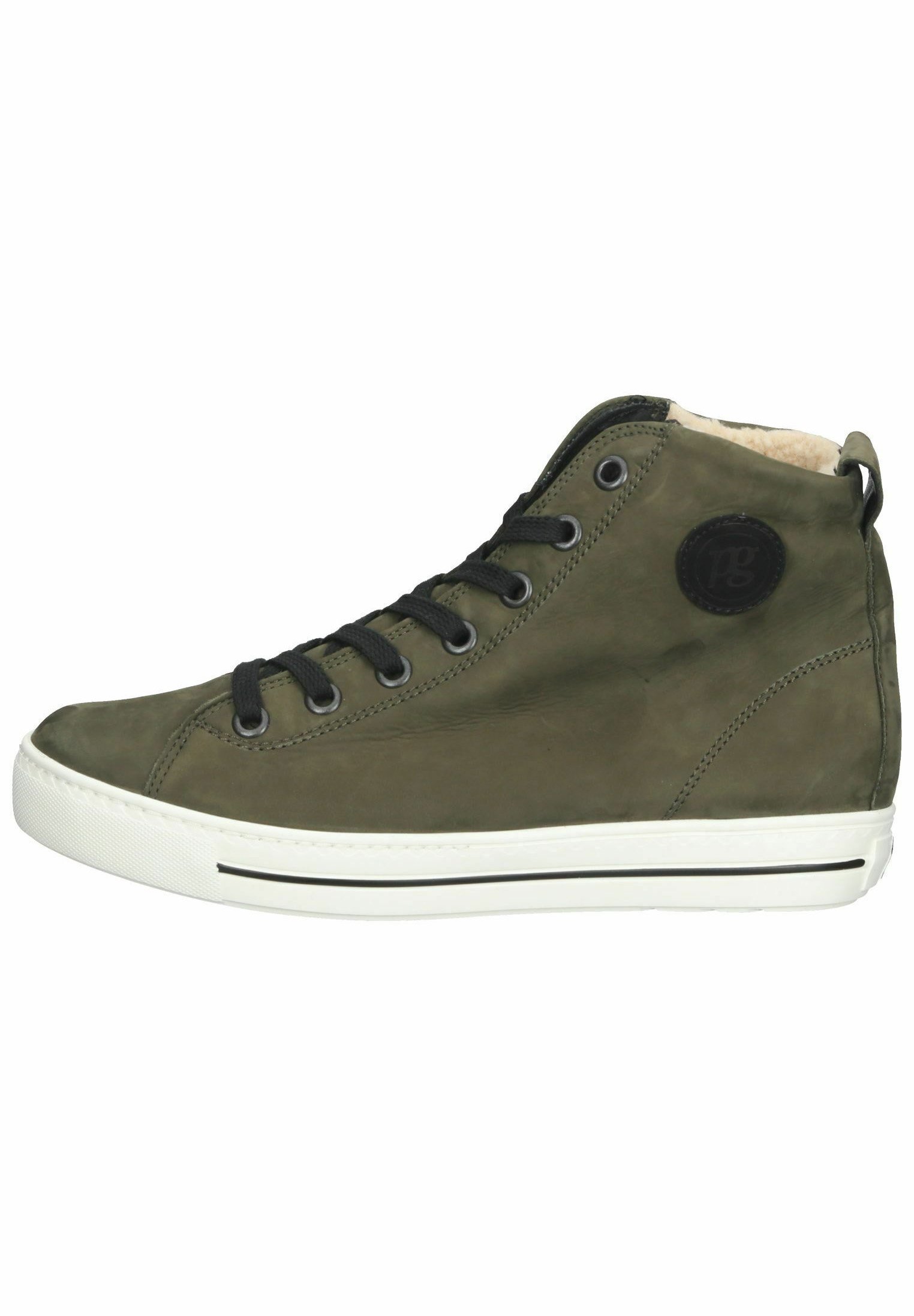Paul Green Sneaker high - oliv/black/oliv - Zalando.de
