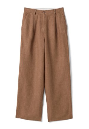 Stefanel, REGULAR-FIT TROUSERS. - Trousers - light brown