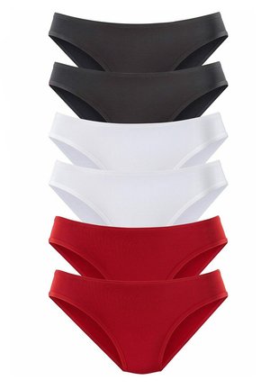 VIVANCE ACTIVE  6 PACK - Briefs - rot/schwarz/weiß