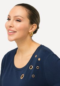 Ulla Popken Triko s potiskem - dark blue