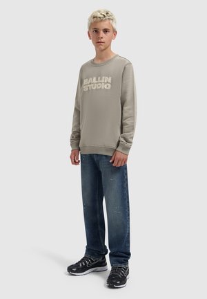 Ballin, REGULAR FIT CREWNECK LS SWEATERS - Sweater - taupe