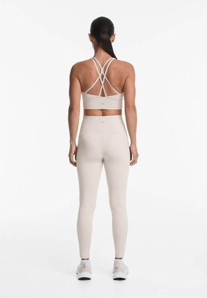 STRAPPY BACK - Športová podprsenka s nízkou podporou - sand