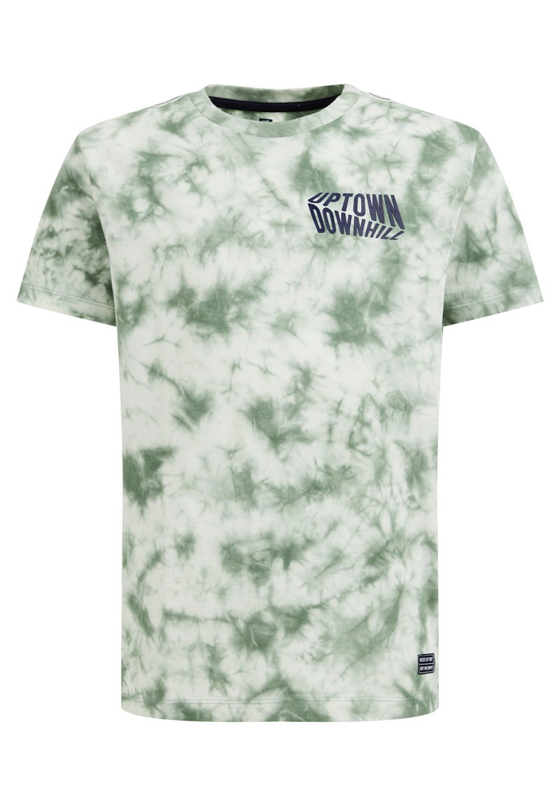 Kinder T-Shirts | WE Fashion T-SHIRT TIEDYE T-Shirt print green/grün - CQ24358 Kinder T-Shirts | WE Fashion T-SHIRT TIEDYE T-Shirt print green/grün - CQ24358