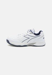 Unselected, white/pageant blue