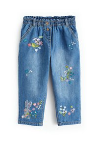 Next BEAR CHARACTER MOM JEANS - Karcsúsított farmerek - blue bunny