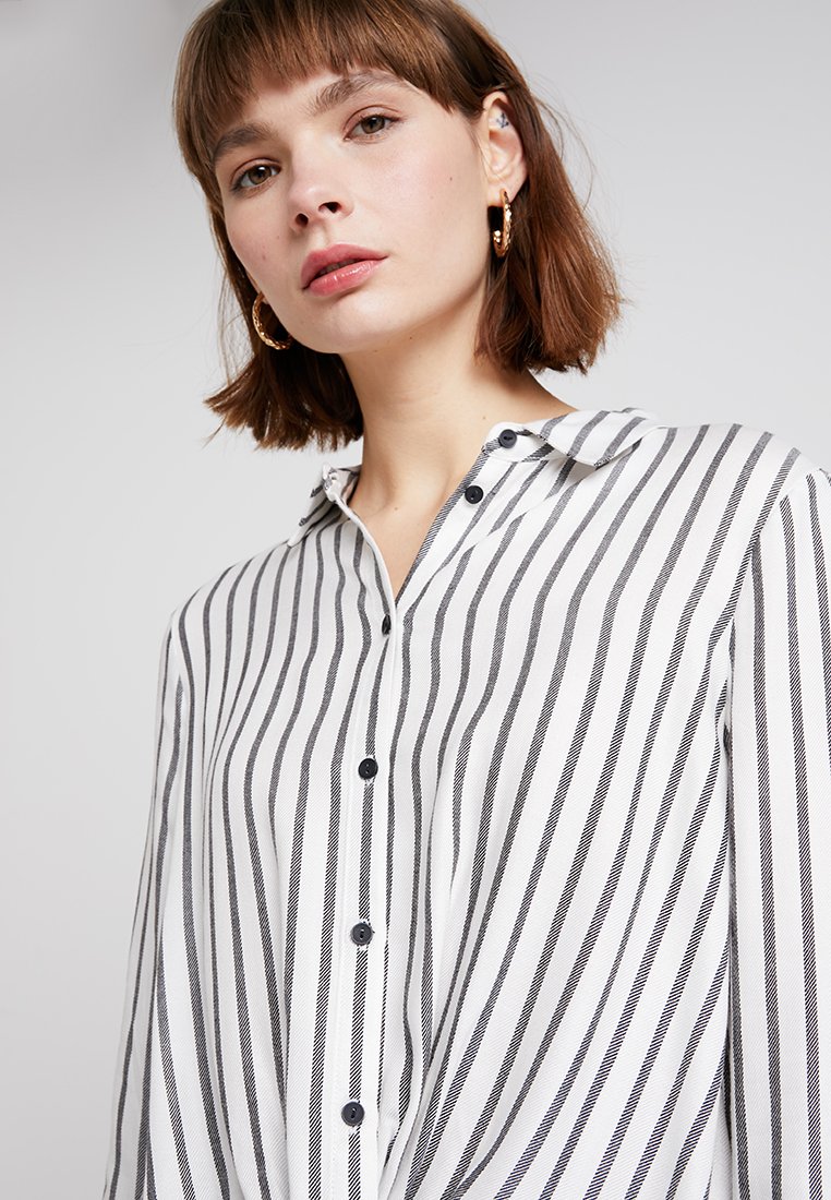 mint velvet twist front shirt dress