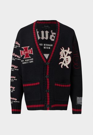 LEAGUE CARDIGAN - Gilet - black