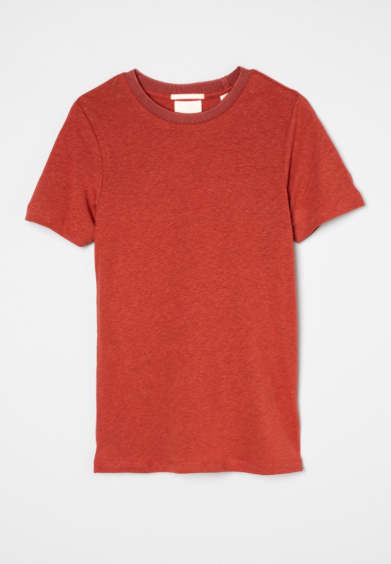 Scotch & Soda T-shirt basic oranje Scotch & Soda T-shirt basic oranje