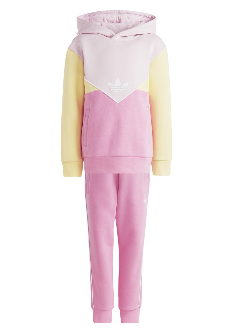 adidas Originals SET - Tracksuit - clear pink/almost yellow/bliss pink ...