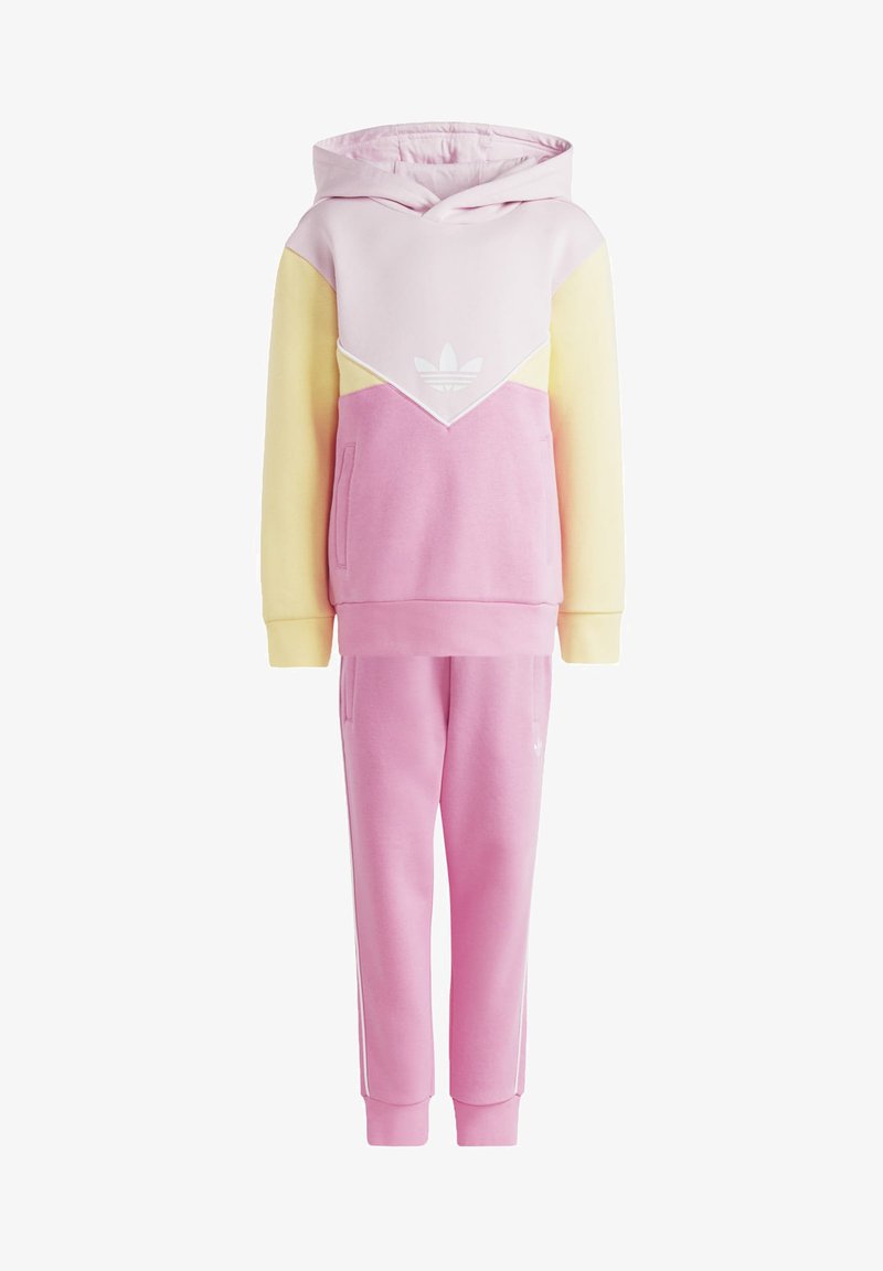 adidas Originals SET - Tracksuit - clear pink/almost yellow/bliss pink ...