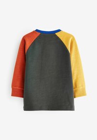 Next LONG SLEEVE - Langærmet T-shirt - charcoal grey yellow red