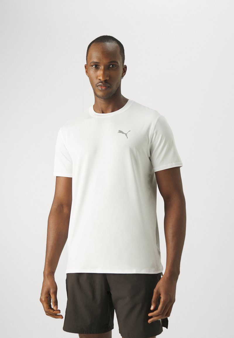 Puma RUN CLOUDSPUN TEE - Sportiniai marškinėliai trumpomis rankovėmis - puma white