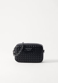 Emporio Armani MINI BAG ON CHAIN Borsa a tracolla black beauty
