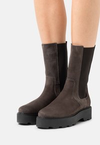 s.Oliver Platform boots - antracit