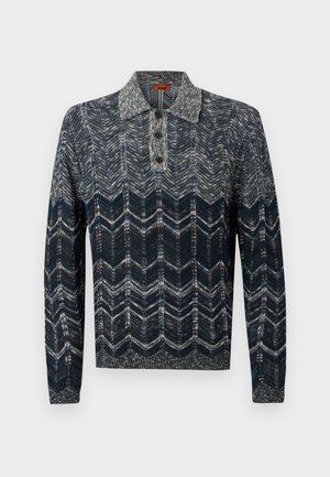 LONG SLEEVE  - Strickpullover - blue tones