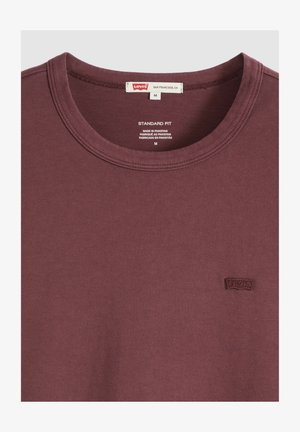 Levi's®, LEVI'S ORIGINAL TEE GARMENT DYE OXBLOOD - T-shirts basic - garment dye dark slate - reds -