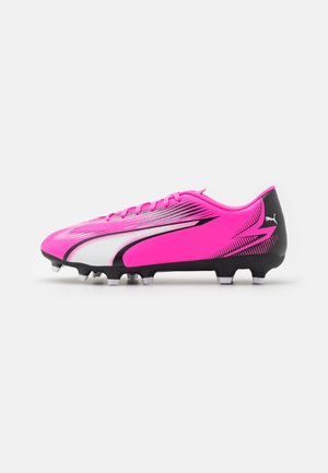 ULTRA PLAY FG/AG - Chaussures de football pour gazon synthétique - poison pink/white/black