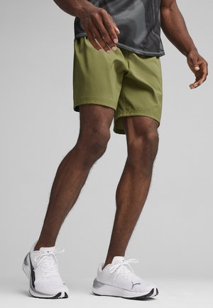RUN FAV 2IN1 - Sports shorts - olive green