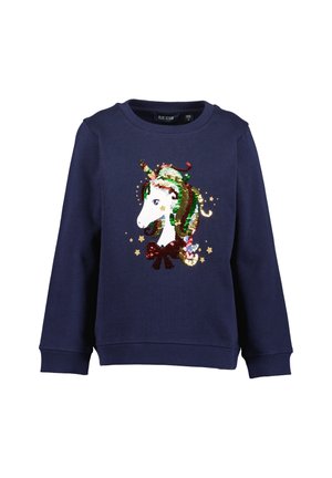 Blue Seven, BLUE SEVEN SWEATSHIRT CHRISTMAS - Trui - nachtblau