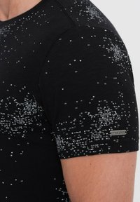 Ombre Triko s potiskem - black