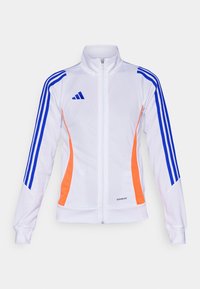TIRO24 WOMEN - Jakna za treniranje - white/app solar red/lucid blue