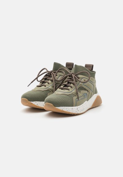 Stella McCartney Kids TRAINERS UNISEX - High-top trainers - dark green