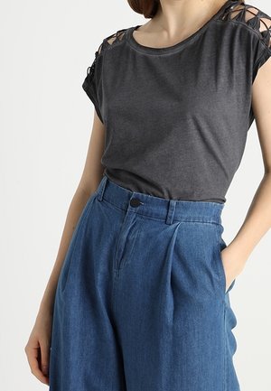 T-shirt con stampa - anthracite