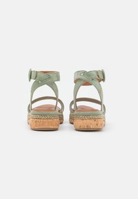 Tamaris Sandali con plateau - emerald