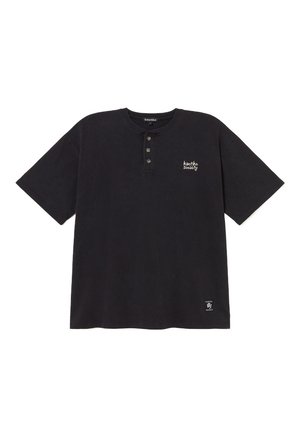 Kaotiko, BUTTON ROMANCE UNISEX - T-shirt basic - black