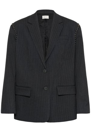 Gestuz, LEHELA BLAZER - Blazer - dark grey pinstripe